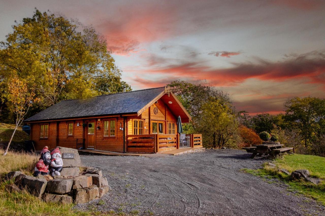 George Cabin - Log Cabin In Wales With Hot Tub Newtown  Εξωτερικό φωτογραφία